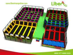 Professional Gym Olympic Trampolines With Dogeball,Rectangular Trampoline